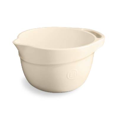 Керамична купа за смесване Emile Henry Mixing Bowl 3, 5 л - цвят екрю (EH 6563-02)