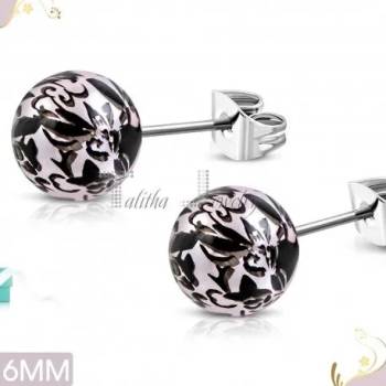 Image 1 of Talitha Обеци „Черно и бяло