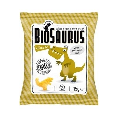 Biosaurus Bio chrumky so sýrom 15g