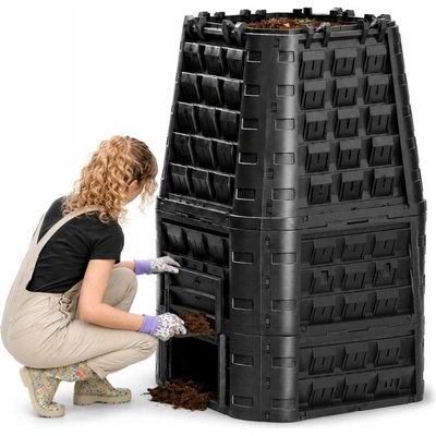 Kadax Kompostér 1-komorový 1050 l černý