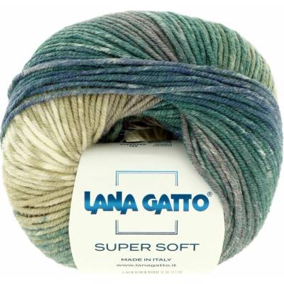 Lana Gatto Super Soft 31508 zeleno modrá