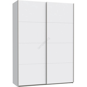 Forte Гардероб KARO 150x210 см, бял (FR0082)