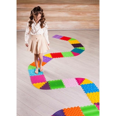 Ortek Ortek Masážní podložka Puzzle 18 prvků + 10 trojúhelníků