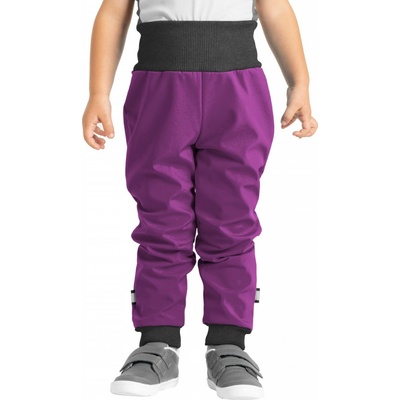 Unuo Batolecí softshellové kalhoty s fleecem Street Ostružinová
