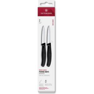Victorinox - Комплект кухненски ножове за зеленчуци SWISS CLASSIC 8 см 2 бр. черни (GG791)