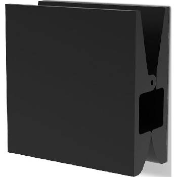 DECOR WALTHER Държач за кърпа Pinch квадратен 10 см черен мат (0907360)