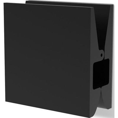 DECOR WALTHER Държач за кърпа Pinch квадратен 10 см черен мат (0907360)