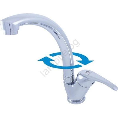 RAV SLEZÁK SA006.0/3 - Кухненски смесител SAZAVA 26, 5 см лъскав хром (RV0056)