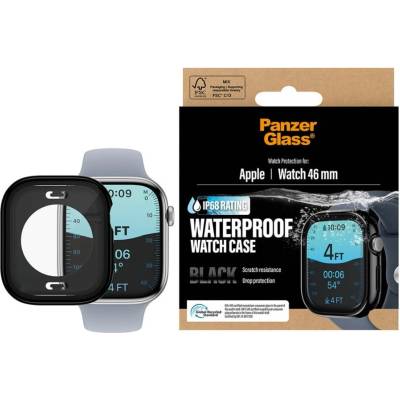PanzerGlass Водоустойчив кейс за часовник PanzerGlass за Apple Watch 46 mm, Full Body - Черен