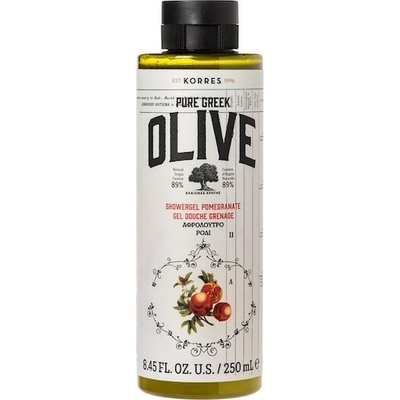 Korres Pure Greek Olive Shower Gel Pomegranate sprchový gel s vůní granátového jablka 250 ml