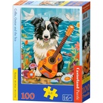Castorland Пъзел Castorland от 100 части - Коли с китара край морето - baby