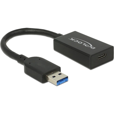 Delock Преобразуване USB 3.1 Gen 2 Тип А конектор щепсел USB Type-C гнездо, активен