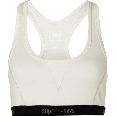 super. natural Дамски спортен сутиен super. natural Women's Tundra 220 Semplice Bra Sports bra - Fresh White - размер XXL (114-2951-0316)