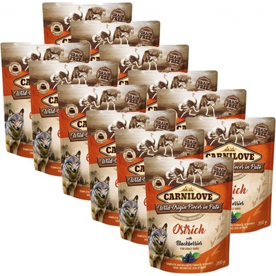 Carnilove Ostrich & blackberries 12 x 300 g