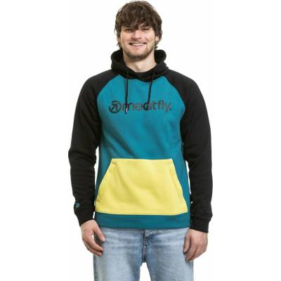 Meatfly мъжка технична суитшърт Gravel Hb Blue / Lime Meatfly | Zhalt | МЪЖЕ | S