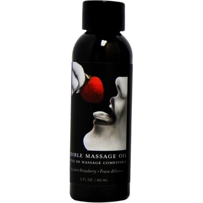 Earthly Body Strawberry Edible Massage Oil 60 ml