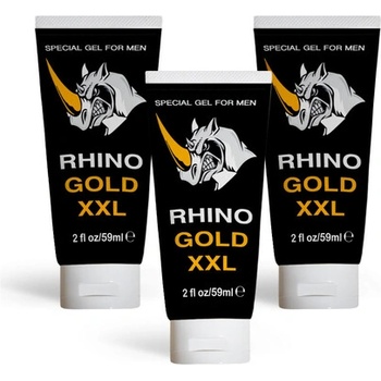 3 x Гел за увеличаване на пениса Rhino Gold Gel XXL
