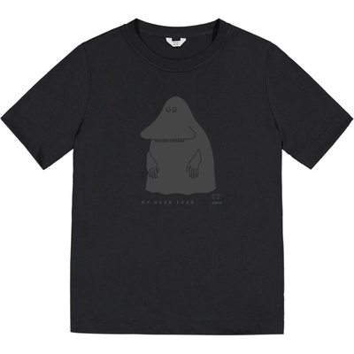 Dětské tričko Moomin Groke černé