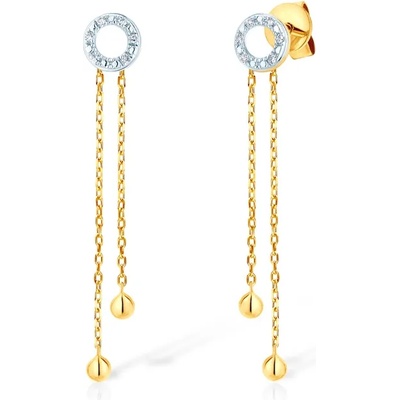 SAVICKI обеци: злато. диаманти