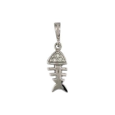 Infinitysilver Stříbrný přívěsek rybí kost-fishbone 446655