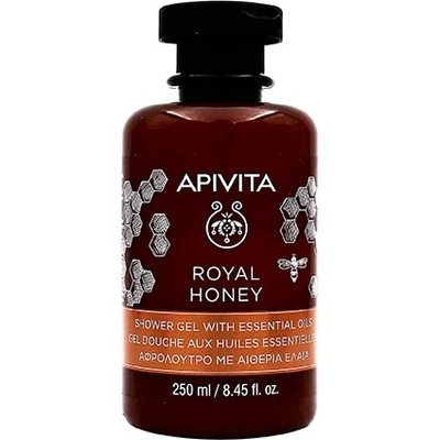 Apivita Royal Honey hydratačný sprchový gél s esenciálnymi olejmi 250 ml