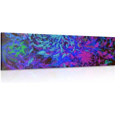 Obraz moderní abstrakce v zajímavém provedení - 120x40