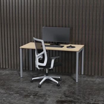 Narbutas Бюро Narbutas Nova U, 1400 x 700 x 740 mm, меламин избелен д (PDNA142-D1M-2U)