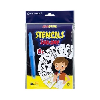 Centropen Šablony A5 Vesmír 8 ks