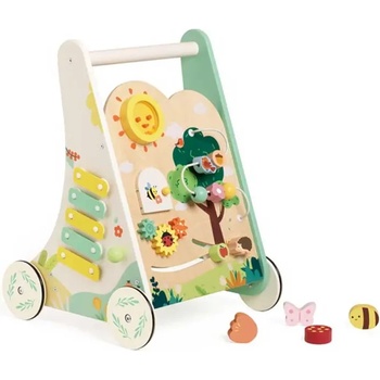 Classic World Детска играчка Дървена проходилка Classic World Горски свят с активности