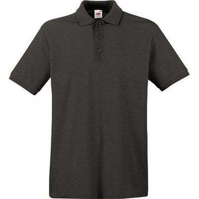Fruit of the Loom pánská polokošile Premium grafitová světlá F511N šedá