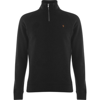 Farah Пуловер Farah Jim Zip Jumper - Black 010