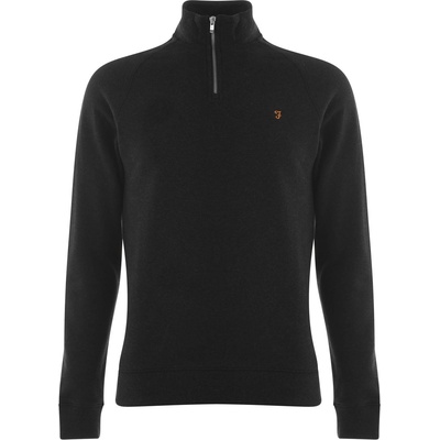 Farah Пуловер Farah Jim Zip Jumper - Black 010