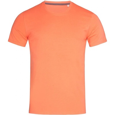 Stedman tričko Clive Crew Neck Salmon ružová lososová