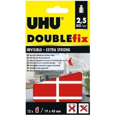 Uhu Doublefix Invisible 19 mm x 40 mm