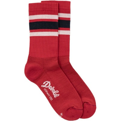 Devold Archive Merino Sock červená