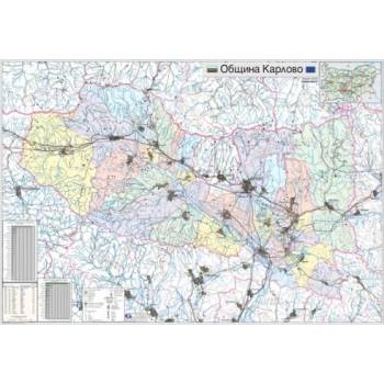 Mapmedia Карта на община Карлово