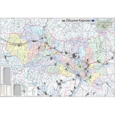 Mapmedia Карта на община Карлово