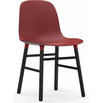 Normann Copenhagen Form Chair červená / čierna dub