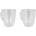 Bo-Camp Thermo mug 340 мл - 2 бр. Цвят: прозрачен