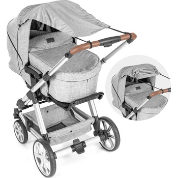 Reer 84231 Reer ShineSafe сенник за количка, сив меланж (NEW024035)