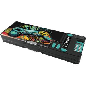 Graffiti Ретро ученически несесер Graffiti Xscape - Gaming, с калкулатор (259648)
