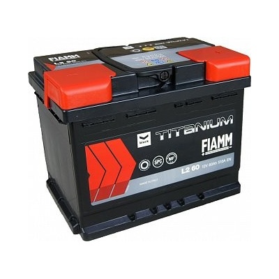 Fiamm Black Titanium 12V 60Ah 510A L2 60