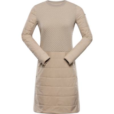 Alpine Pro Дамска рокля с топлоизолираща подплата hi-therm ALPINE PRO OLWA бял пипер ALPINE PRO | Kafyav Bezhov | ЖЕНИ | M