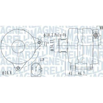 generátor MAGNETI MARELLI 063732113010