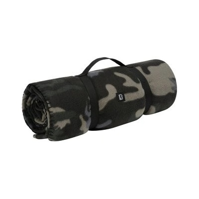 Brandit fleece deka darkcamo 135x175