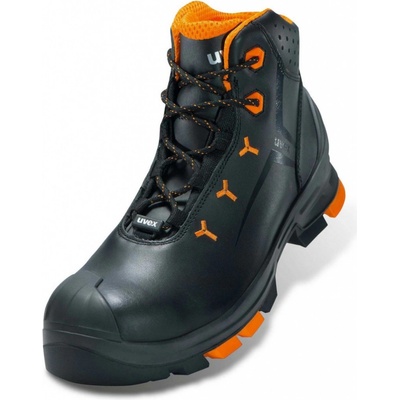 Uvex 6503 S3 SRC obuv Čierna-Oranžová