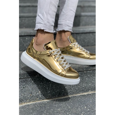 Chekich Унисекс обувки с връзки CH260 - Златисти #359863 (359863_Златист)