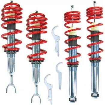 JOM Регулируемо окачване за Audi A4 B5 (1995-2001) - Червени пружини (GF200108)
