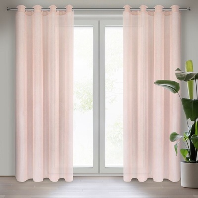 Takoy Záclona REBECCA se strukturou jemného deště s vodorovným vzorem 140 x 250 cm-HF-425226 | 140 x 250 cm