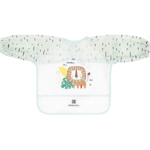 Kikkaboo Непромокаем лигавник с ръкави и джоб Savanna Mint (31303030033) - tary